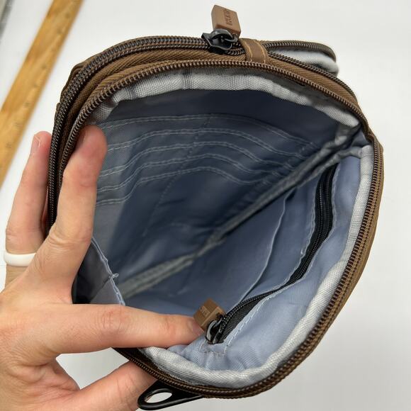 IHKWIP XL Everyday Essentials Crossbody with Crossbody Strap Brown Mocha - Picture 12 of 15